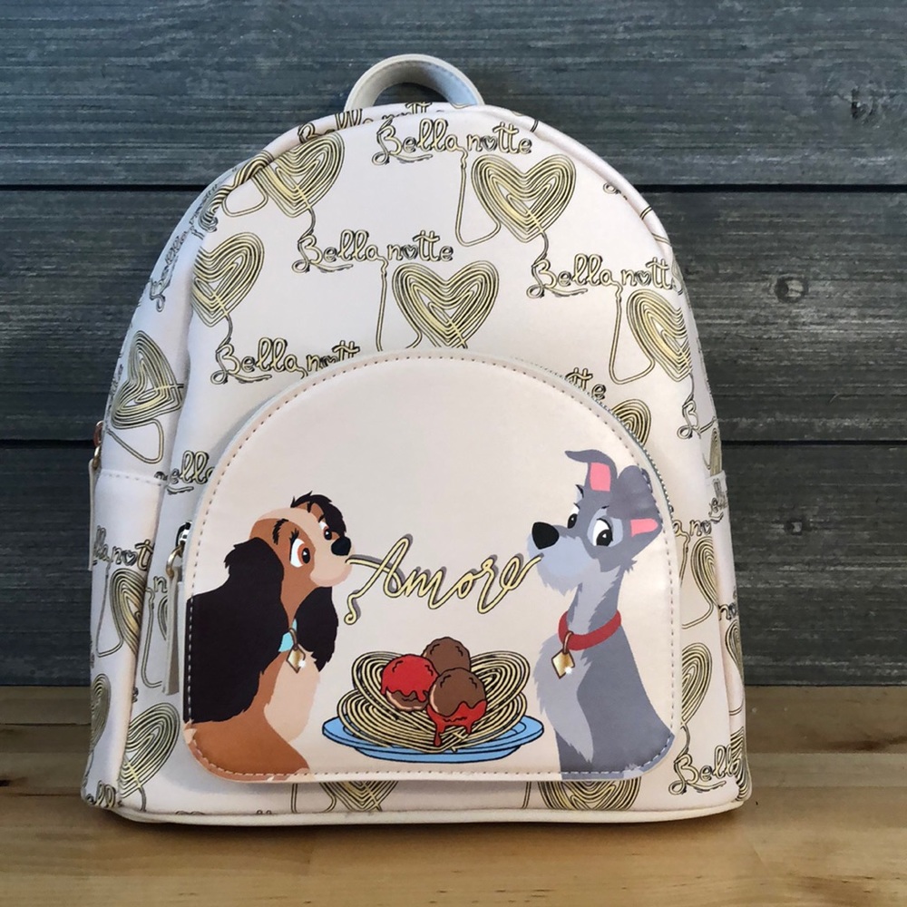 Danielle Nicole Disney Lady & the Tramp mini-backpack. Lightly used.